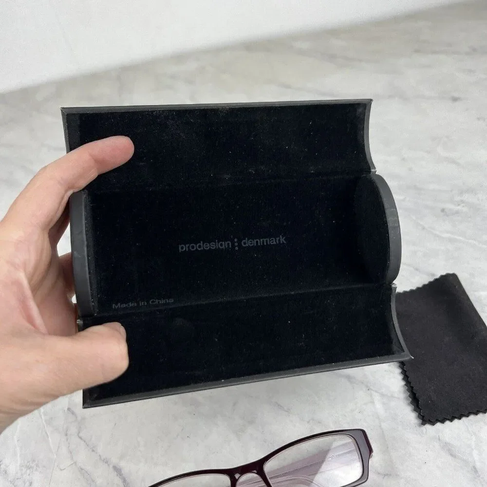 PRODESIGN DENMARK EYEGLASSES Womens AUBERGINE Purple 7611 c.3032 With Case